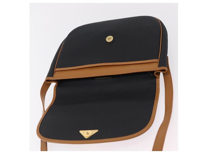 Autre Marque Borsa a tracolla SAINT LAURENT PVC Canvas Black Gold Auth ep16000A Nero D'oro - vista 18
