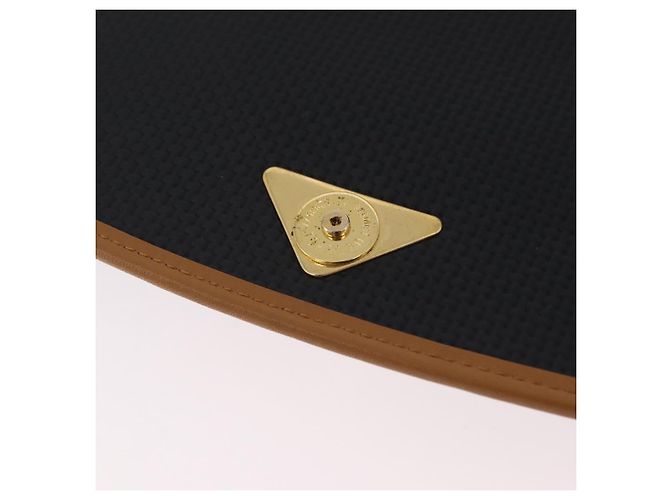 Autre Marque Borsa a tracolla SAINT LAURENT PVC Canvas Black Gold Auth ep16000A Nero D'oro - vista 19