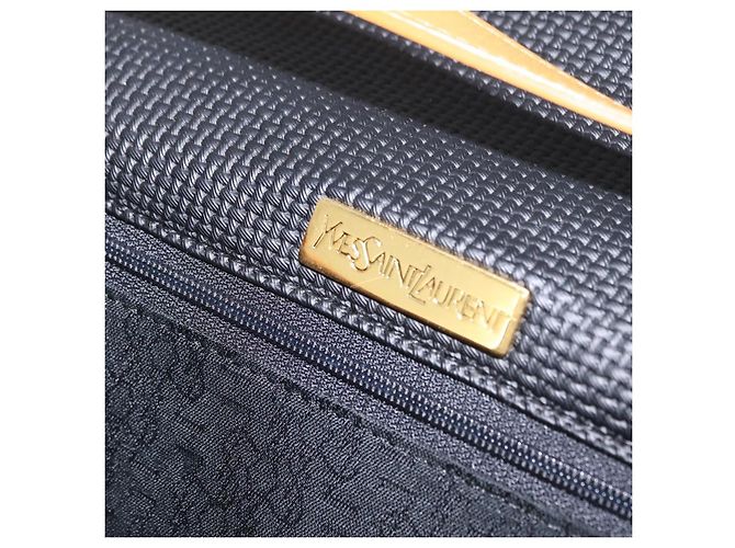 Autre Marque Borsa a tracolla SAINT LAURENT PVC Canvas Black Gold Auth ep16000A Nero D'oro - vista 21