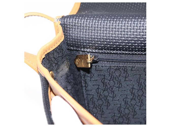 Autre Marque Borsa a tracolla SAINT LAURENT PVC Canvas Black Gold Auth ep16000A Nero D'oro - vista 25