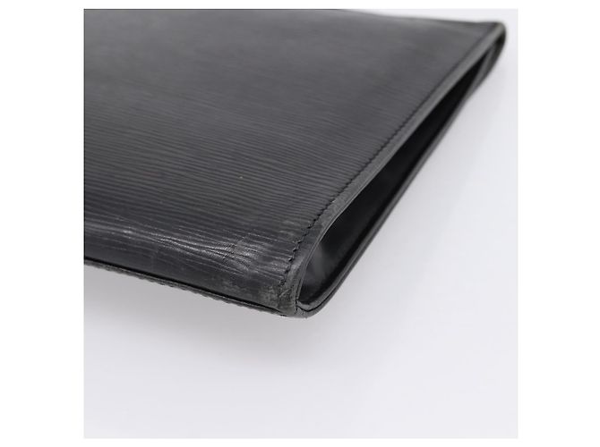 Borsa a Pochette LOUIS VUITTON Epi Jena Black M52722 LV Auth bs37134 Nero - vista 15