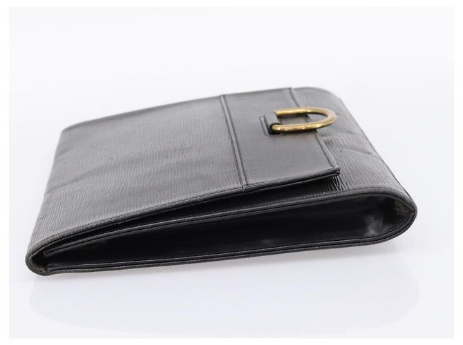 Borsa a Pochette LOUIS VUITTON Epi Jena Black M52722 LV Auth bs37134 Nero - vista 3