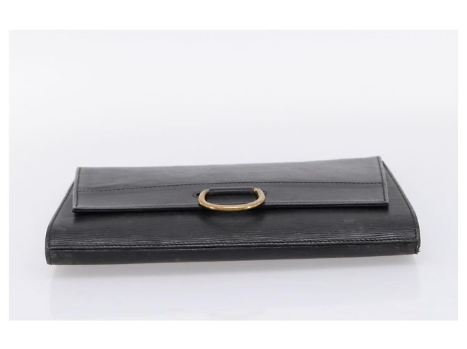 Borsa a Pochette LOUIS VUITTON Epi Jena Black M52722 LV Auth bs37134 Nero - vista 6