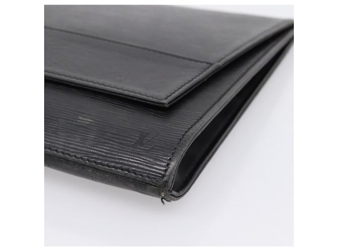Borsa a Pochette LOUIS VUITTON Epi Jena Black M52722 LV Auth bs37134 Nero - vista 7
