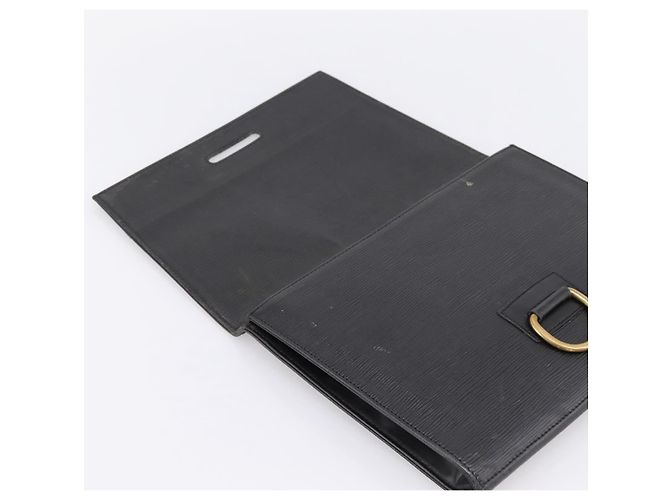 Borsa a Pochette LOUIS VUITTON Epi Jena Black M52722 LV Auth bs37134 Nero - vista 8