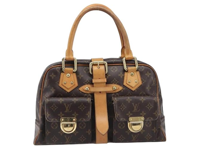 Borsa a mano LOUIS VUITTON Monogram Manhattan GM M40025 LV Auth ep16246 Monogramma - vista 13