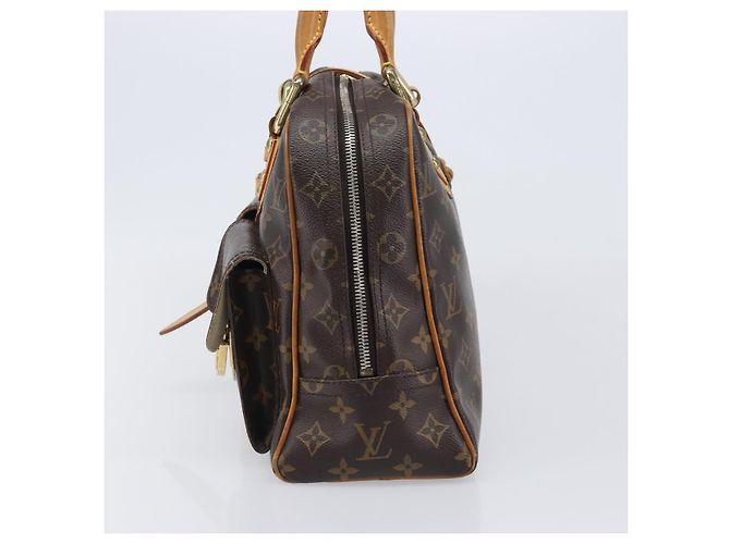 Borsa a mano LOUIS VUITTON Monogram Manhattan GM M40025 LV Auth ep16246 Monogramma - vista 3