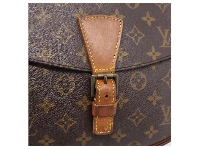Borsa a tracolla LOUIS VUITTON Monogram Jeune Fille GM M51225 LV Auth ep15993 Monogramma - vista 20
