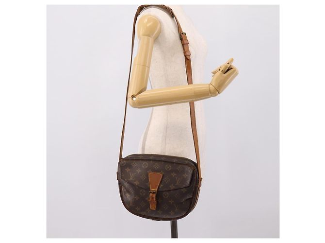 Borsa a tracolla LOUIS VUITTON Monogram Jeune Fille GM M51225 LV Auth ep15993 Monogramma - vista 27