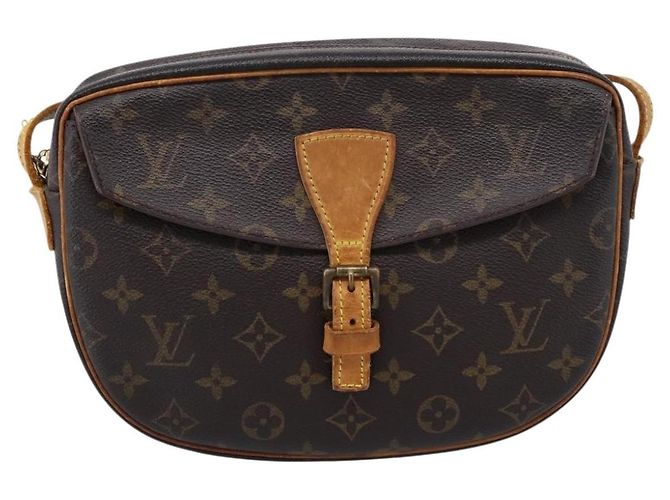 Borsa a tracolla LOUIS VUITTON Monogram Jeune Fille MM M51226 LV Auth ep15953 Monogramma - vista 13
