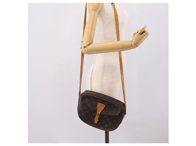 Borsa a tracolla LOUIS VUITTON Monogram Jeune Fille MM M51226 LV Auth ep15953 Monogramma - vista 27
