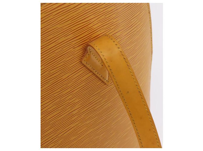 Bolso de hombro LOUIS VUITTON Epi Lussac Amarillo M52289 LV Auth ka6366 - vista 17
