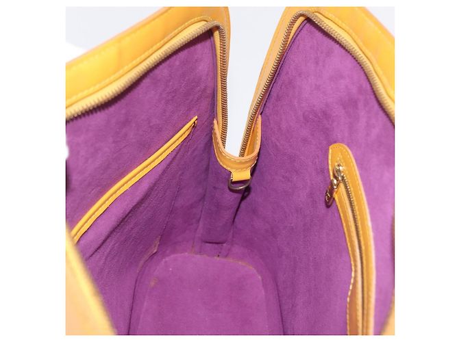Bolso de hombro LOUIS VUITTON Epi Lussac Amarillo M52289 LV Auth ka6366 - vista 25