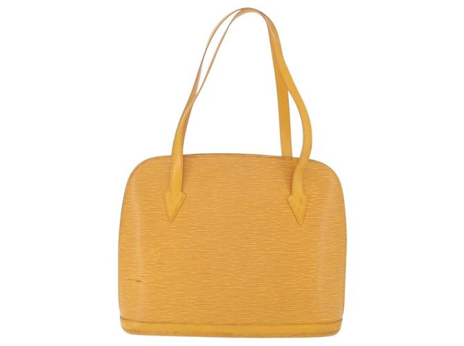 Bolso de hombro LOUIS VUITTON Epi Lussac Amarillo M52289 LV Auth ka6366 - vista 3