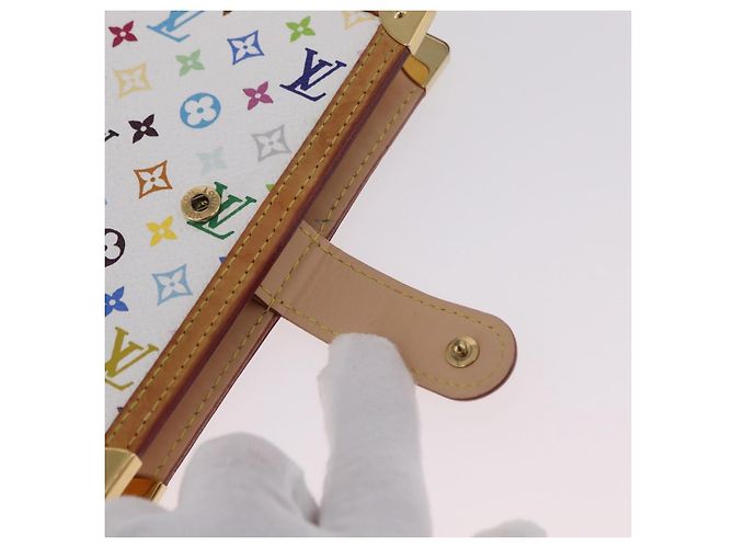 LOUIS VUITTON Copertina Agenda PM Multicolor R21074 LV Auth ar14291A Bianco - vista 19