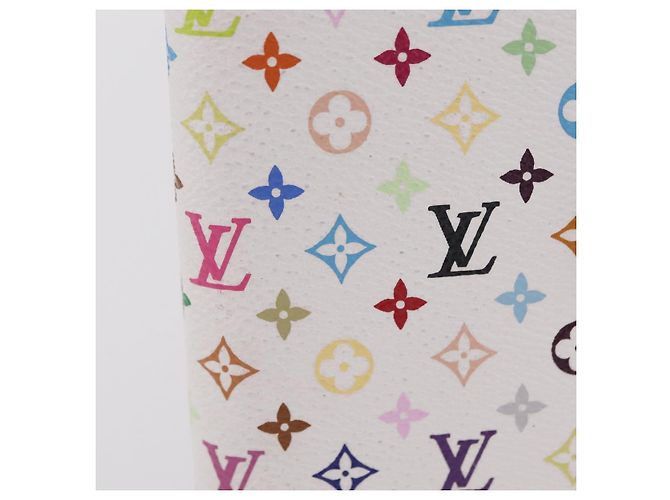 LOUIS VUITTON Copertina Agenda PM Multicolor R21074 LV Auth ar14291A Bianco - vista 2