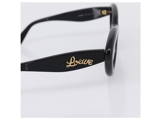 Lunettes de soleil LOEWE Plastic Black Gold Auth 206150V Noir Doré - vue 4