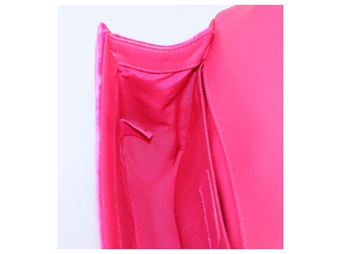 Borsa a tracolla con catena CHANEL Matelasse Boy Chanel Velluto Rosa Argento CC Auth 206259M - vista 19