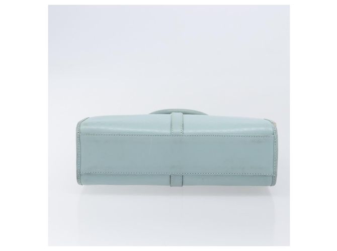 Borsa GUCCI Micro Guccissima Jackie PVC Pelle Azzurro 002 1065 Auth ep16106 D'oro Blu chiaro - vista 11