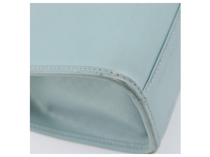 Borsa GUCCI Micro Guccissima Jackie PVC Pelle Azzurro 002 1065 Auth ep16106 D'oro Blu chiaro - vista 15