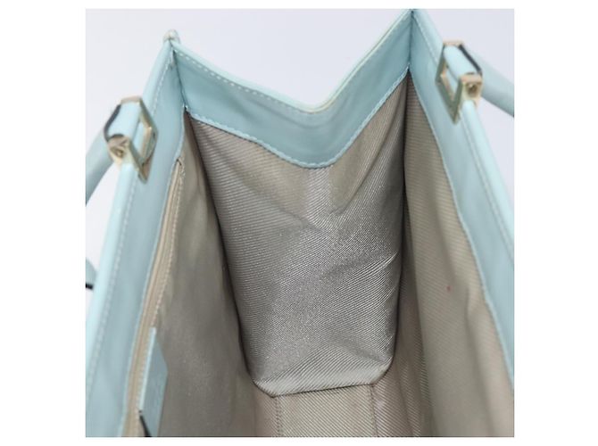 Borsa GUCCI Micro Guccissima Jackie PVC Pelle Azzurro 002 1065 Auth ep16106 D'oro Blu chiaro - vista 20
