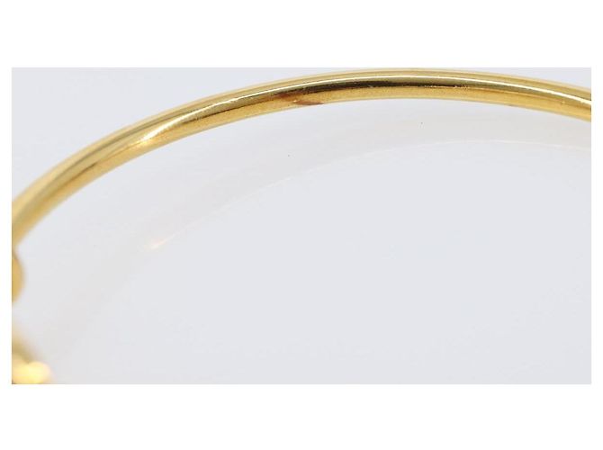 Bracciale Salvatore Ferragamo Vala Metallo Tono Oro Auth 206151V - vista 10