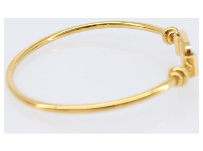 Bracciale Salvatore Ferragamo Vala Metallo Tono Oro Auth 206151V - vista 12