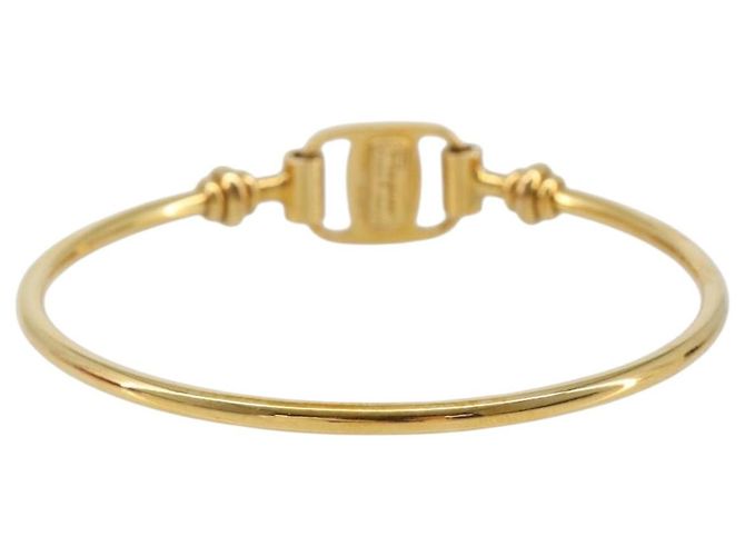 Bracciale Salvatore Ferragamo Vala Metallo Tono Oro Auth 206151V - vista 3