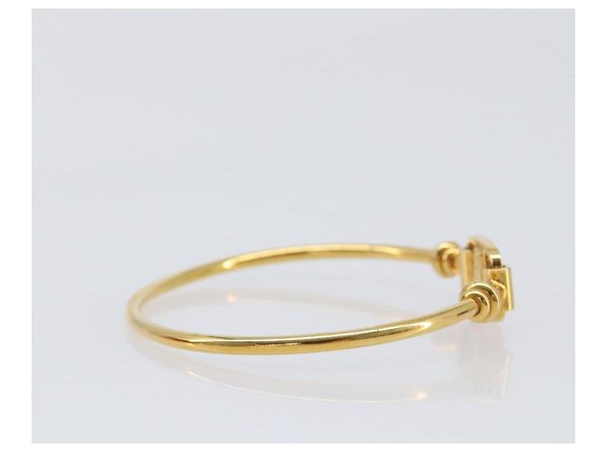 Bracciale Salvatore Ferragamo Vala Metallo Tono Oro Auth 206151V - vista 5