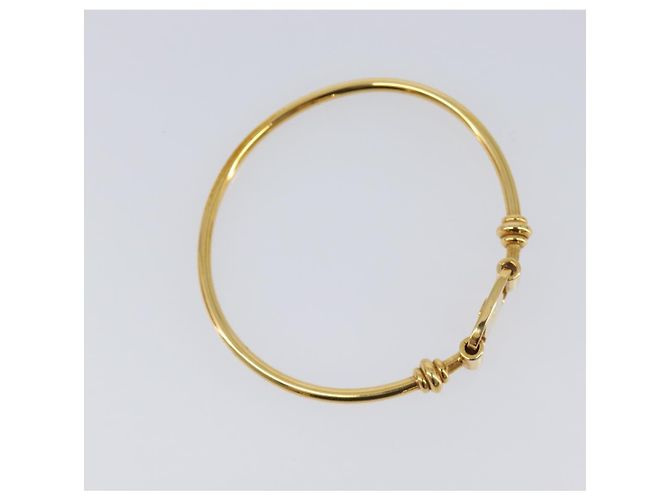 Bracciale Salvatore Ferragamo Vala Metallo Tono Oro Auth 206151V - vista 6