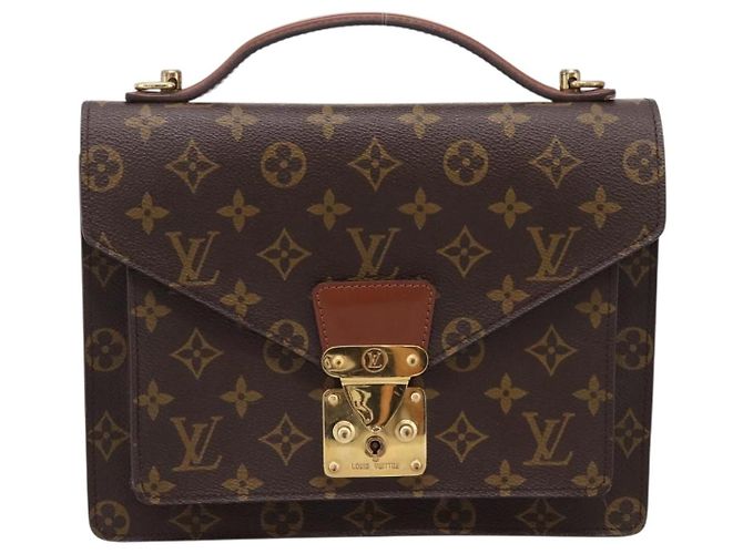 LOUIS VUITTON Monogram Monceau26 Handtasche M51187 LV Auth ep15920 Monogramm - vista 13