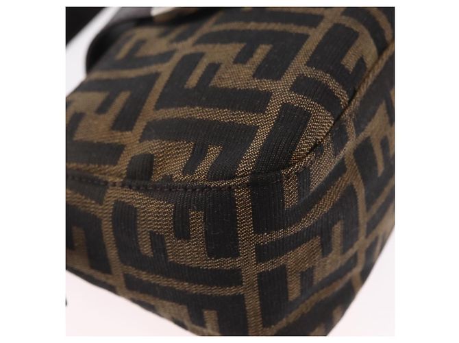 Borsa a tracolla FENDI Zucca Canvas Marrone Argento Auth yk20957SAV - vista 15