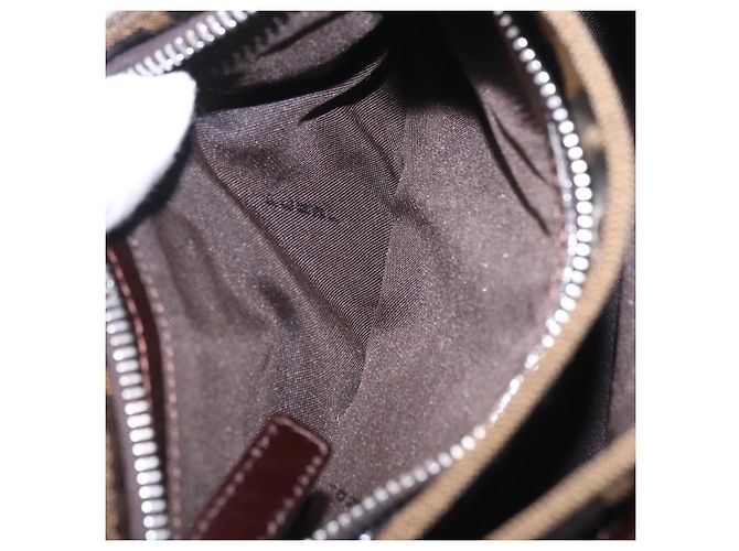 Borsa a tracolla FENDI Zucca Canvas Marrone Argento Auth yk20957SAV - vista 29