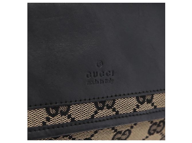 Borsa a tracolla GUCCI GG Canvas Beige Gold 019 0375 Auth ka6364 D'oro - vista 17