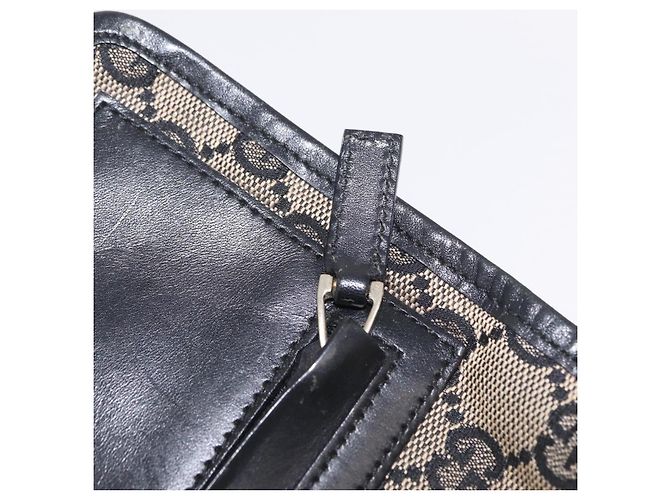 Borsa a tracolla GUCCI GG Canvas Beige Gold 019 0375 Auth ka6364 D'oro - vista 27