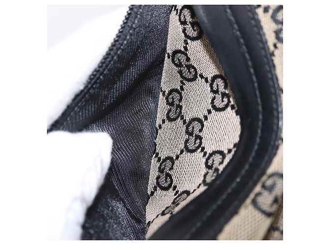 Borsa a tracolla GUCCI GG Canvas Beige Gold 019 0375 Auth ka6364 D'oro - vista 28