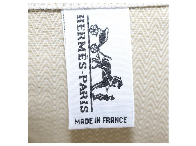 Hermès HERMES Sac Aline Shoulder Bag Canvas Beige Auth 204926A Bege - vista 17