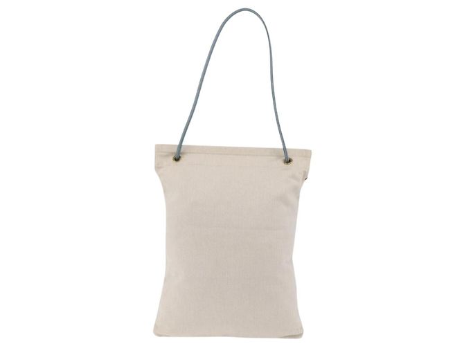 Hermès HERMES Sac Aline Shoulder Bag Canvas Beige Auth 204926A Bege - vista 3