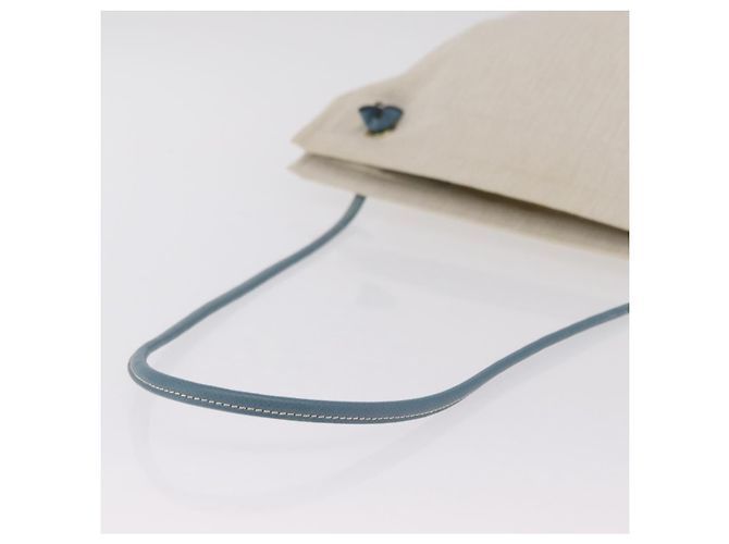 Hermès HERMES Sac Aline Shoulder Bag Canvas Beige Auth 204926A Bege - vista 7