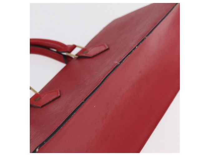 LOUIS VUITTON Epi Sac Triangle Hand Bag Red M52097 LV Auth 206372 Rosso - vista 16