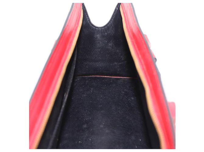 LOUIS VUITTON Epi Sac Triangle Hand Bag Red M52097 LV Auth 206372 Rosso - vista 23