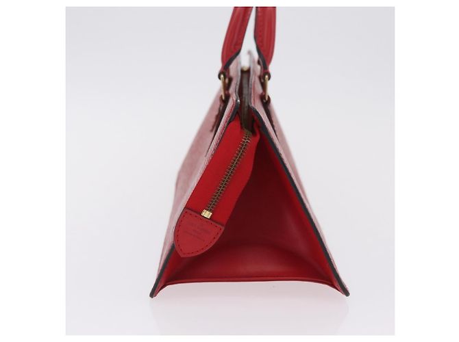 LOUIS VUITTON Epi Sac Triangle Hand Bag Red M52097 LV Auth 206372 Rosso - vista 3