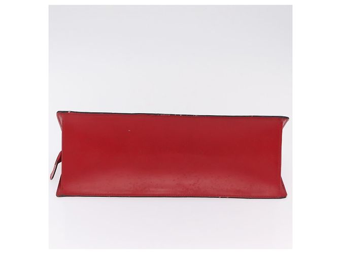 LOUIS VUITTON Epi Sac Triangle Hand Bag Red M52097 LV Auth 206372 Rosso - vista 5