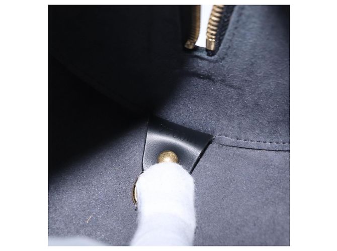 Borsa a mano LOUIS VUITTON Epi Soufflot Black M52222 LV Auth am12523V Nero - vista 11