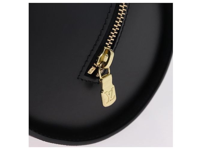 Borsa a mano LOUIS VUITTON Epi Soufflot Black M52222 LV Auth am12523V Nero - vista 17