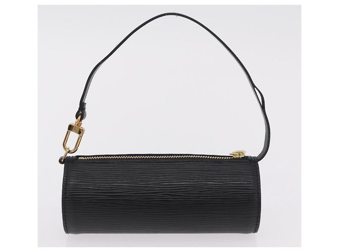 Borsa a mano LOUIS VUITTON Epi Soufflot Black M52222 LV Auth am12523V Nero - vista 23