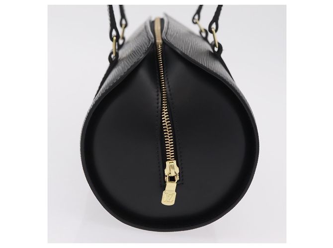 Borsa a mano LOUIS VUITTON Epi Soufflot Black M52222 LV Auth am12523V Nero - vista 4