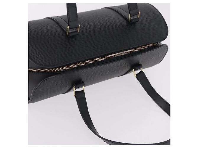 Borsa a mano LOUIS VUITTON Epi Soufflot Black M52222 LV Auth am12523V Nero - vista 6
