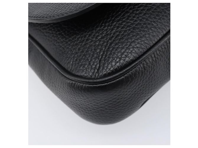 Borsa a tracolla GUCCI Soho Chain in pelle nera e oro 336752 Auth 205989M Nero D'oro - vista 13