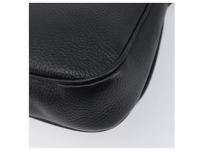 Borsa a tracolla GUCCI Soho Chain in pelle nera e oro 336752 Auth 205989M Nero D'oro - vista 14